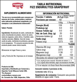 TABLETAS DE HIDRATACION (13 X TUBO) - ENDUROLYTES FIZZ® - HAMMER NUTRITION - Imagen 5