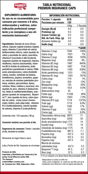 Multivitamínico - Premium Insurance Caps - Imagen 3