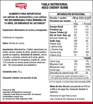HEED  Sobre BEBIDA DEPORTIVA (1 porcion) - Imagen 3